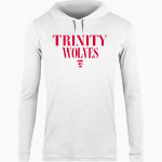 TRINITY HIGH SCHOOL WOLVES BSN SPORTS Men's Lightweight Tee Hoodie Front Thumbnail