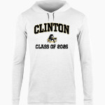 Clinton Dark Horses <span class="pdp-name-mascot">Clinton Dark Horses</span> BSN SPORTS Men's Lightweight Tee Hoodie Front Thumbnail