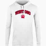 West Oso Bears <span class="pdp-name-mascot">West Oso Bears</span> BSN SPORTS Men's Lightweight Tee Hoodie Front Thumbnail