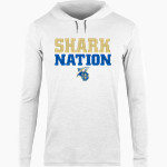 Divine Savior Academy Sharks <span class="pdp-name-mascot">Divine Savior Sharks</span> BSN SPORTS Men's Lightweight Tee Hoodie Front Thumbnail