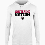 MAYSVILLE R-1 SCHOOL DISTRICT WOLVERINES <span class="pdp-name-mascot">MAYSVILLE R-1 DISTRICT WOLVERINES</span> BSN SPORTS Men's Lightweight Tee Hoodie Front Thumbnail