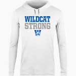 Waukena Wildcats <span class="pdp-name-mascot">Waukena Joint Union Elementary Wildcats</span> BSN SPORTS Men's Lightweight Tee Hoodie Front Thumbnail