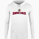 Hannahville Soaring Eagles <span class="pdp-name-mascot">Hannahville Indian School Eagles</span> BSN SPORTS Men's Lightweight Tee Hoodie Front Thumbnail
