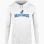MacArthur Elementary Mustangs <span class="pdp-name-mascot">McArthur Elementary</span> BSN SPORTS Men's Lightweight Tee Hoodie Front Thumbnail