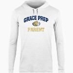 GRACE PREP ACADEMY LIONS <span class="pdp-name-mascot">GRACE LIONS</span> BSN SPORTS Men's Lightweight Tee Hoodie Front Thumbnail