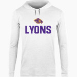 LYON COUNTY HIGH SCHOOL LYONS BSN SPORTS Men's Lightweight Tee Hoodie Front Thumbnail
