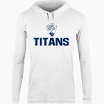 CHICAGO MATH & SCIENCE ACADEMY TITANS <span class="pdp-name-mascot">CHICAGO MATH & SCIENCE TITANS</span> BSN SPORTS Men's Lightweight Tee Hoodie Front Thumbnail