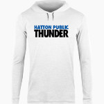 Hatton Public Thunder <span class="pdp-name-mascot">Hatton Public Thunder</span> BSN SPORTS Men's Lightweight Tee Hoodie Front Thumbnail