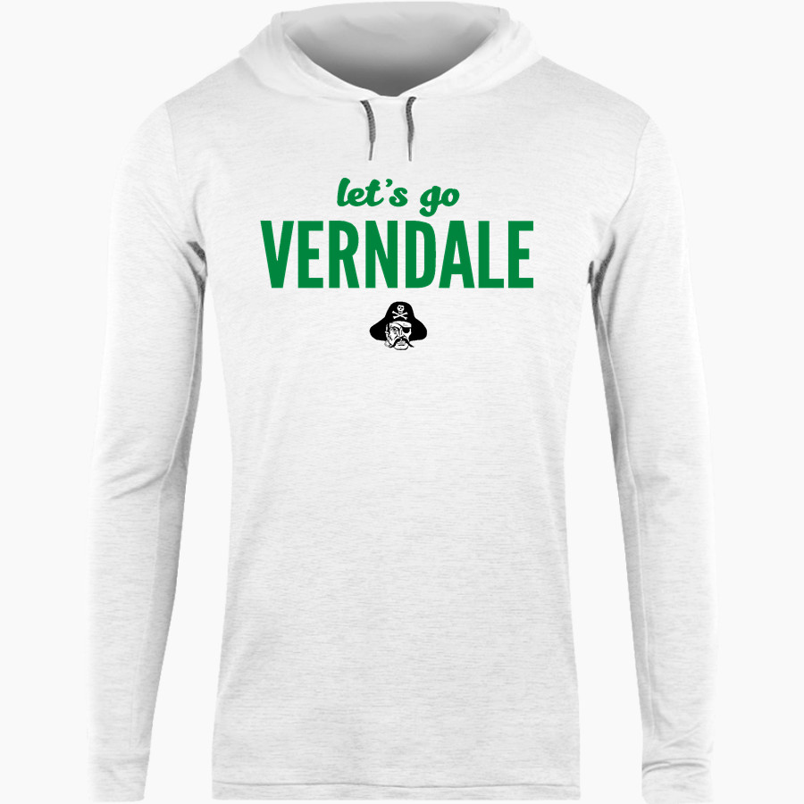 VERNDALE HIGH SCHOOL PIRATES <span class="pdp-name-mascot">VERNDALE PIRATES</span> BSN SPORTS Men's Lightweight Tee Hoodie