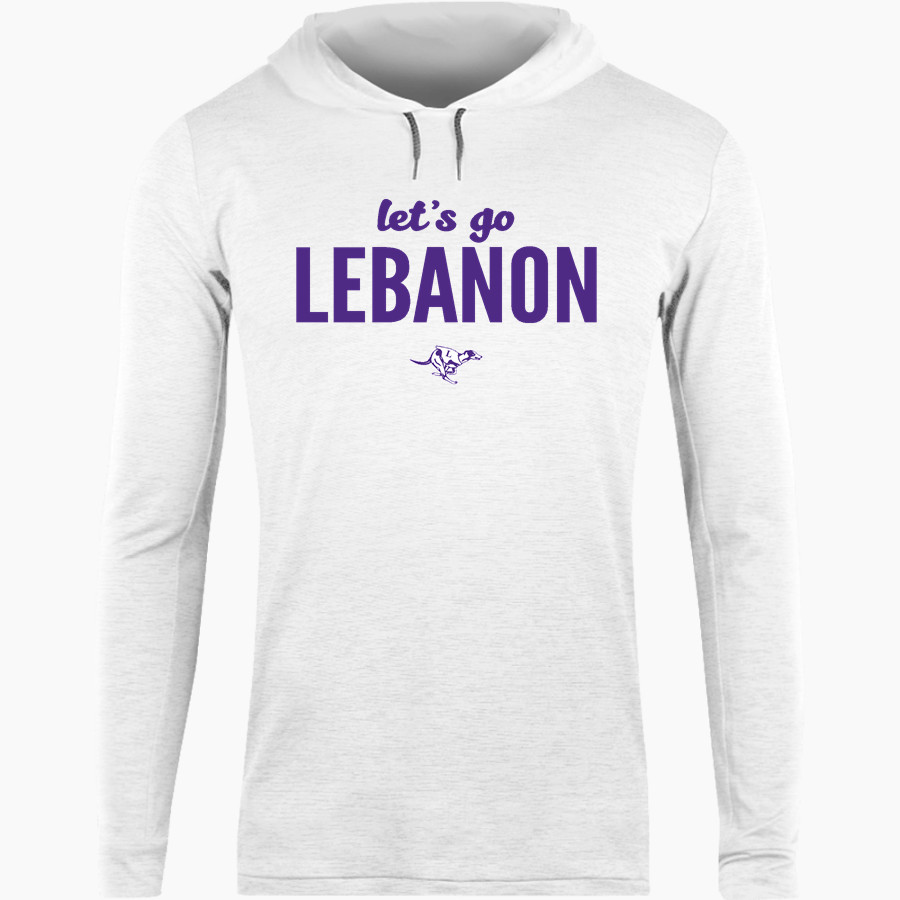 LEBANON COMMUNITY HIGH SCHOOL GREYHOUNDS <span class="pdp-name-mascot">LEBANON GREYHOUNDS</span> BSN SPORTS Men's Lightweight Tee Hoodie