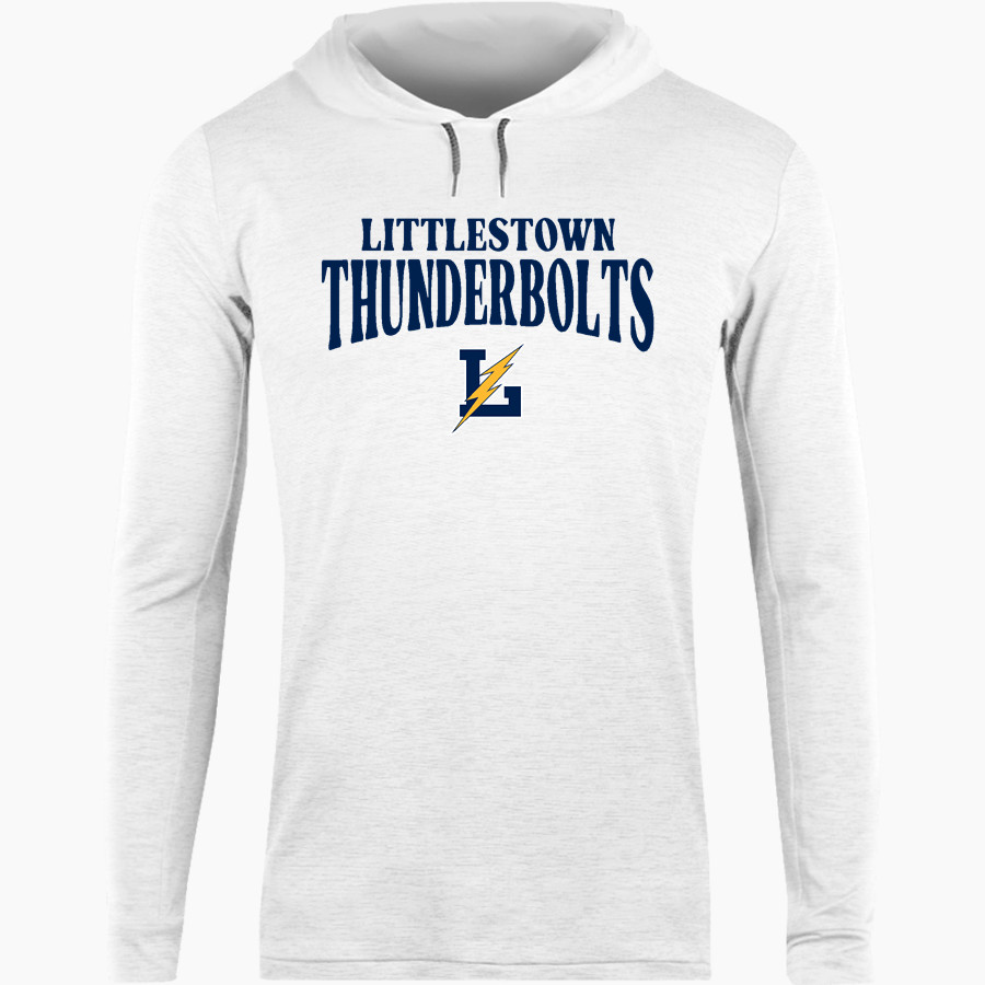LITTLESTOWN HIGH SCHOOL THUNDERBOLTS BSN SPORTS Men's Lightweight Tee Hoodie