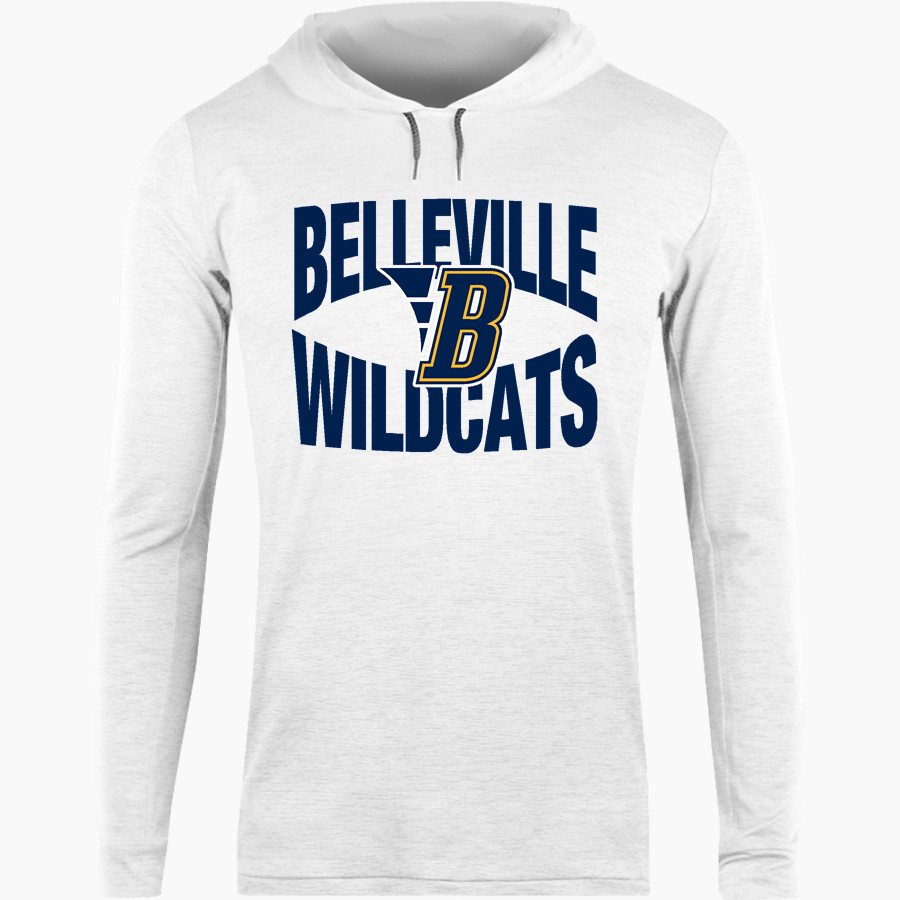 BELLEVILLE HIGH SCHOOL WILDCATS <span class="pdp-name-mascot">BELLEVILLE WILDCATS</span> BSN SPORTS Men's Lightweight Tee Hoodie
