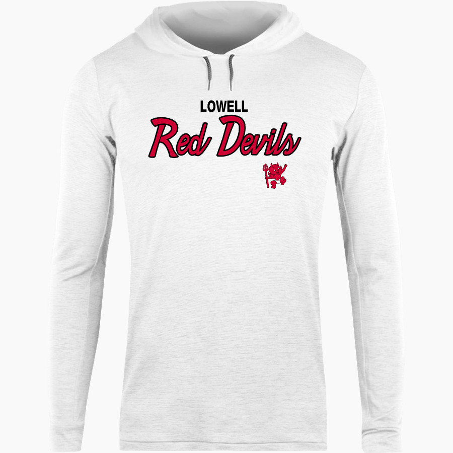 LOWELL HIGH SCHOOL RED DEVILS <span class="pdp-name-mascot">LOWELL RED DEVILS</span> BSN SPORTS Men's Lightweight Tee Hoodie