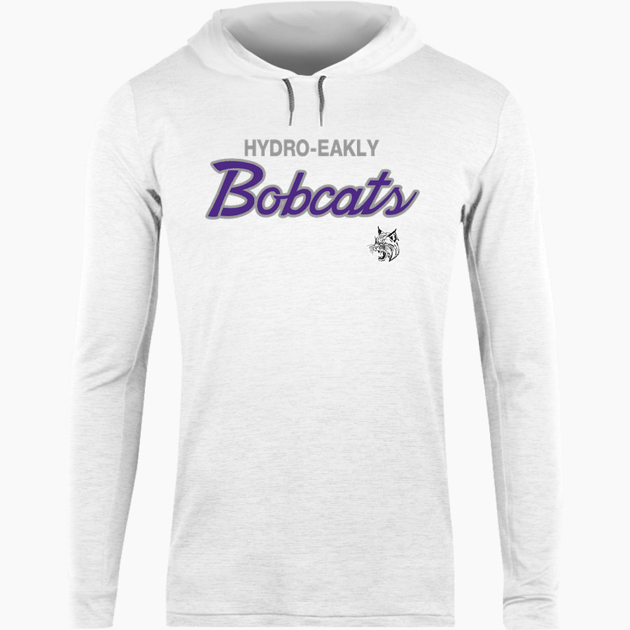 HYDRO-EAKLY HIGH SCHOOL BOBCATS BSN SPORTS Men's Lightweight Tee Hoodie