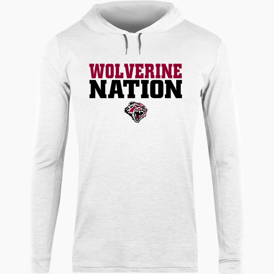 MAYSVILLE R-1 SCHOOL DISTRICT WOLVERINES <span class="pdp-name-mascot">MAYSVILLE R-1 DISTRICT WOLVERINES</span> BSN SPORTS Men's Lightweight Tee Hoodie