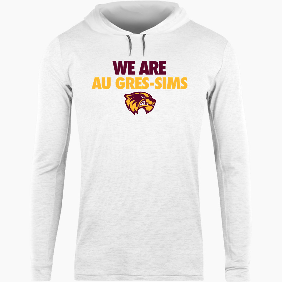 Au Gres-Sims HIGH SCHOOL WOLVERINES <span class="pdp-name-mascot">AU GRES - SIMS WOLVERINES</span> BSN SPORTS Men's Lightweight Tee Hoodie