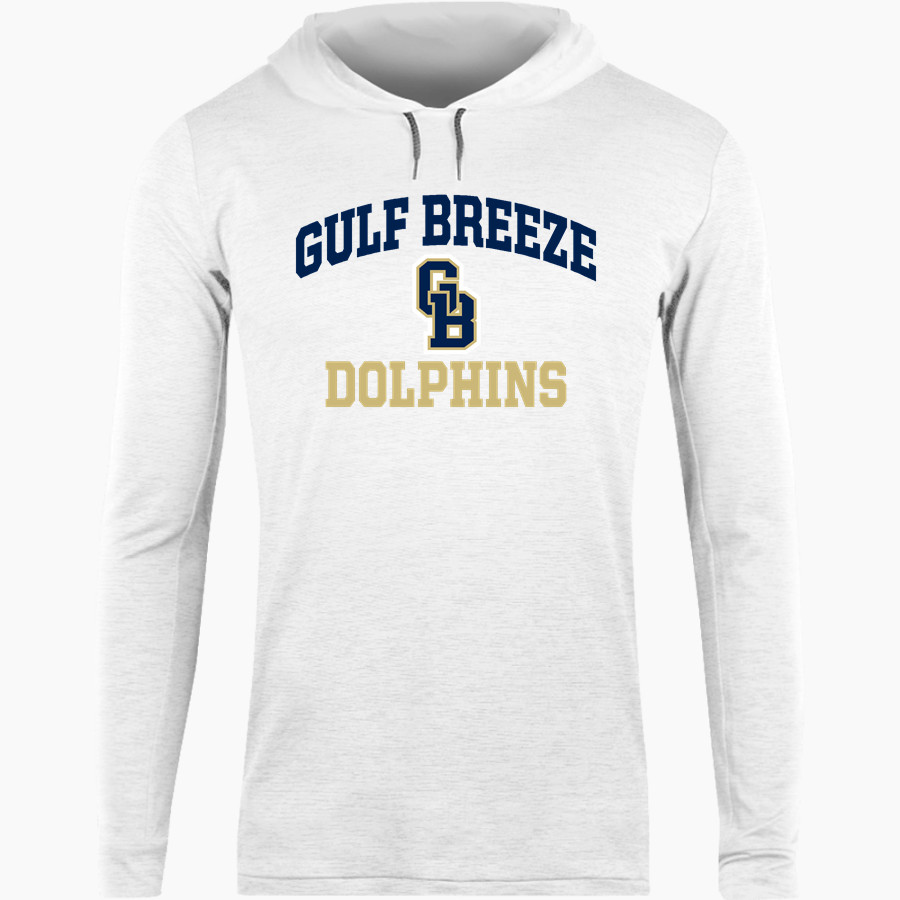 GULF BREEZE HIGH SCHOOL DOLPHINS <span class="pdp-name-mascot">GULF BREEZE DOLPHINS</span> BSN SPORTS Men's Lightweight Tee Hoodie