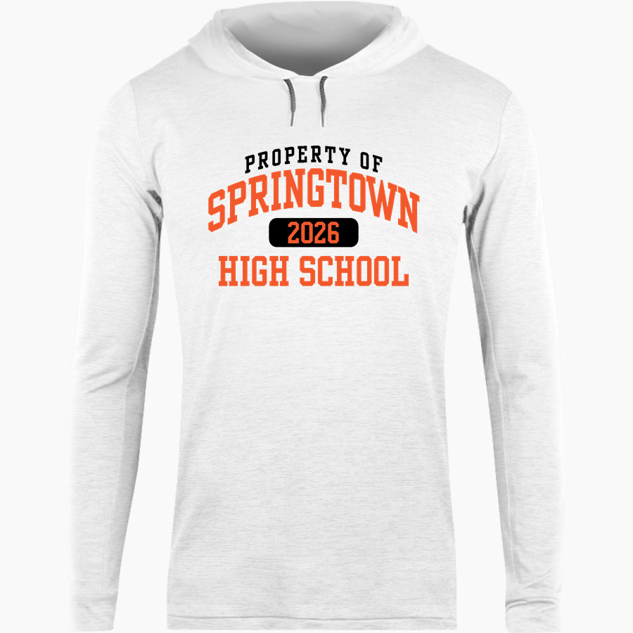 SPRINGTOWN HIGH SCHOOL PORCUPINES BSN SPORTS Men's Lightweight Tee Hoodie