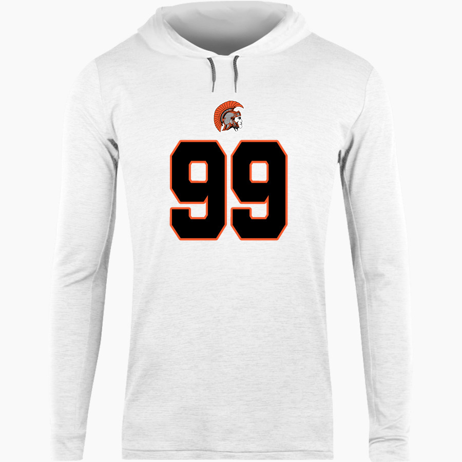 THORNAPPLE KELLOGG HIGH SCHOOL TROJANS BSN SPORTS Men's Lightweight Tee Hoodie