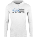 Moanalua Na Menehune <span class="pdp-name-mascot">Moanalua Menehunes</span> BSN SPORTS Men's Lightweight Tee Hoodie Front Thumbnail