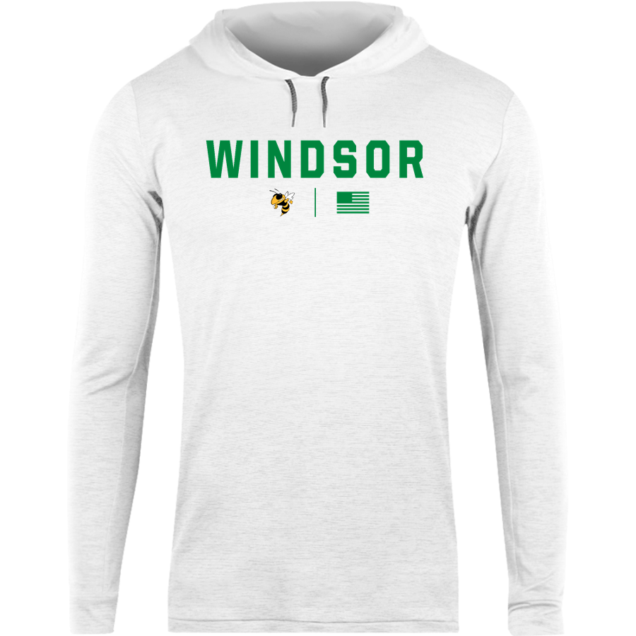 WINDSOR HIGH SCHOOL YELLOW JACKETS <span class="pdp-name-mascot">WINDSOR YELLOW JACKETS</span> BSN SPORTS Men's Lightweight Tee Hoodie