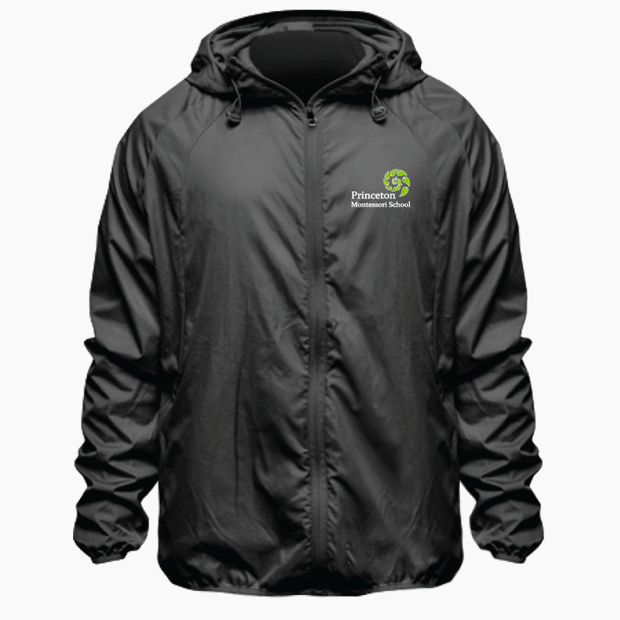 Princeton Montessori School <span class="pdp-name-mascot">Princeton Montessori Deer</span> BSN SPORTS Men's Full Zip Feather Weight Jacket