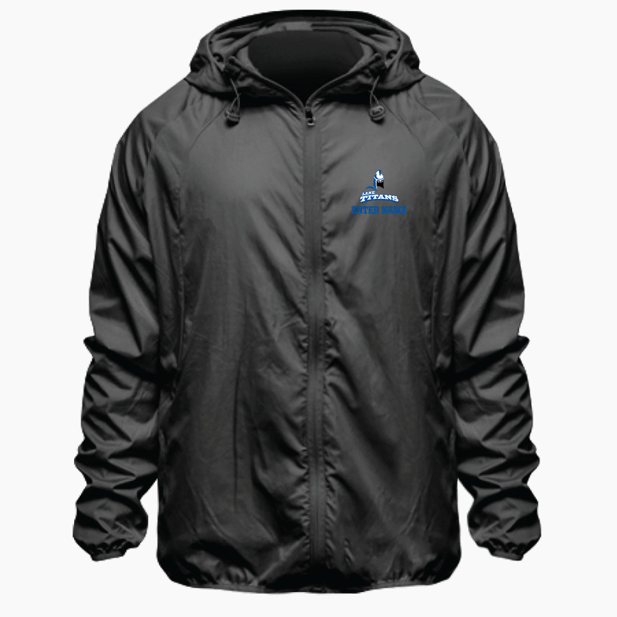Lane Community College Titans <span class="pdp-name-mascot">Lane Community College Titans</span> BSN SPORTS Men's Full Zip Feather Weight Jacket