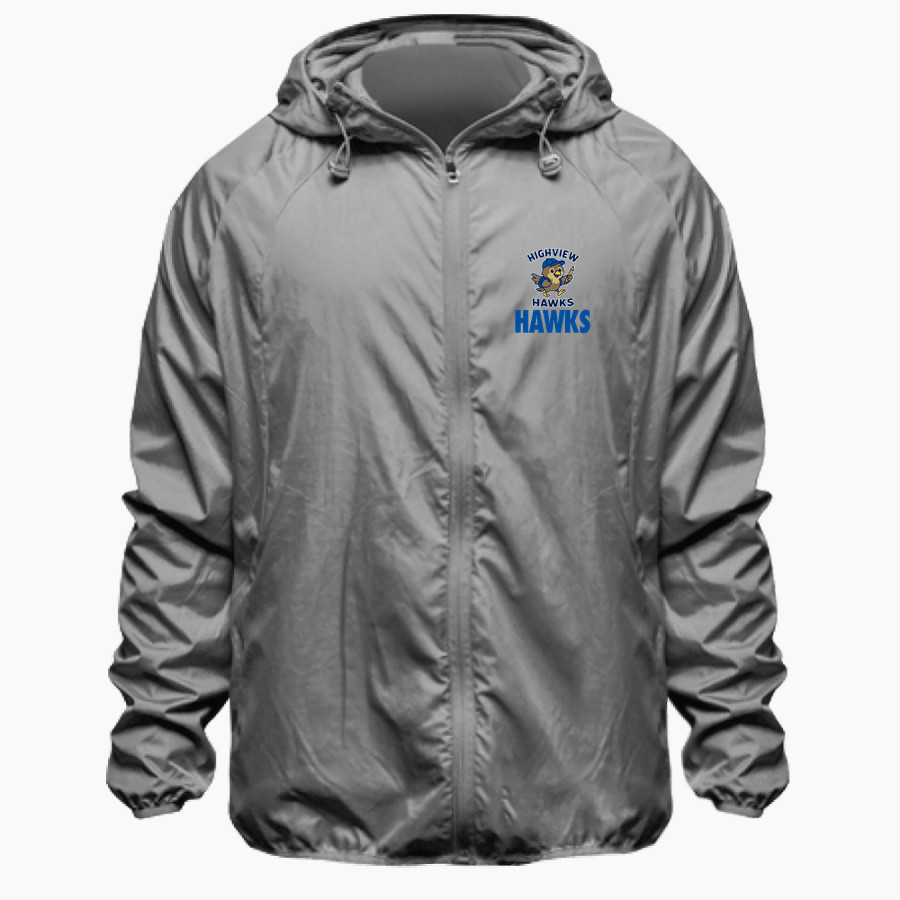 Highview Hawks <span class="pdp-name-mascot">Highview Elementary School Hawks</span> BSN SPORTS Men's Full Zip Feather Weight Jacket