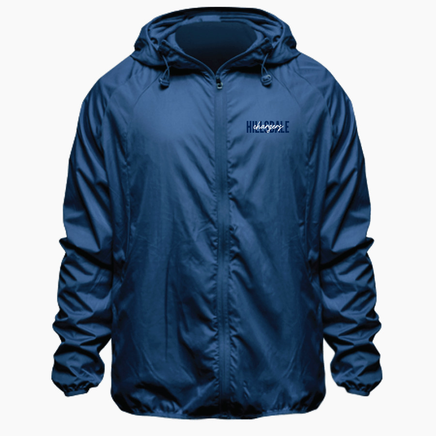 HIllsdale Chargers <span class="pdp-name-mascot">HIllsdale College Chargers</span> BSN SPORTS Men's Full Zip Feather Weight Jacket