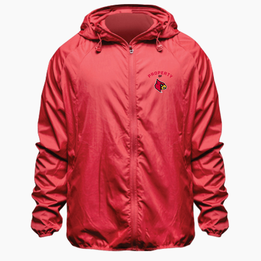 St. Clement Cardinals <span class="pdp-name-mascot">St. Clement School Cardinals</span> BSN SPORTS Men's Full Zip Feather Weight Jacket
