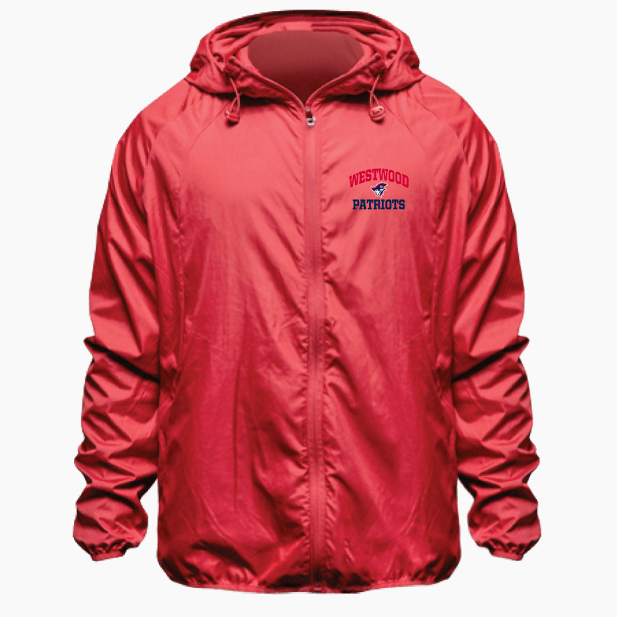 WESTWOOD HIGH SCHOOL PATRIOTS <span class="pdp-name-mascot">WESTWOOD PATRIOTS</span> BSN SPORTS Men's Full Zip Feather Weight Jacket