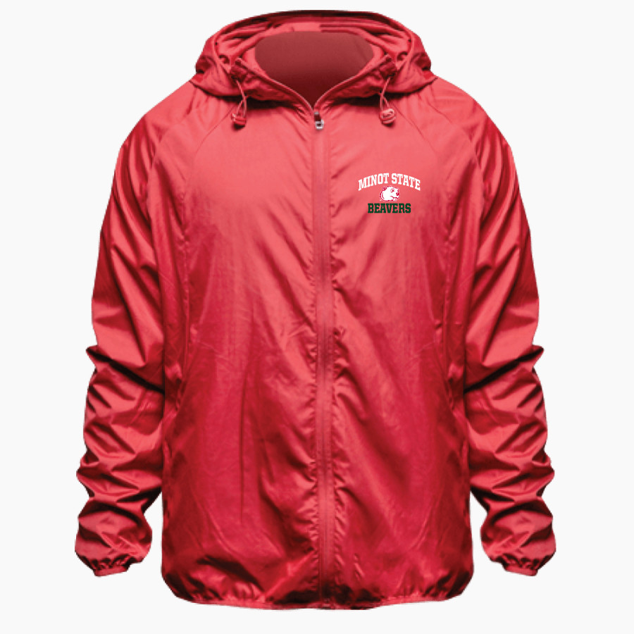 Minot State Beavers <span class="pdp-name-mascot">Minot State Beavers</span> BSN SPORTS Men's Full Zip Feather Weight Jacket