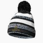 Manassas Park Cougars BSN SPORTS Pom Beanie Front Thumbnail