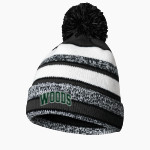 Woods Charter Wolves BSN SPORTS Pom Beanie Front Thumbnail