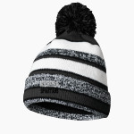 Aurora University Spartans Online Store <span class="pdp-name-mascot">Aurora Spartans</span> BSN SPORTS Pom Beanie Front Thumbnail