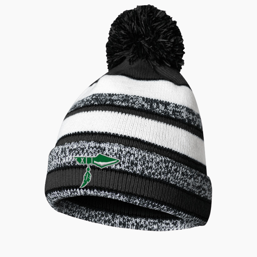 SMITHVILLE R-2 HIGH SCHOOL WARRIORS <span class="pdp-name-mascot">SMITHVILLE WARRIORS</span> BSN SPORTS Pom Beanie