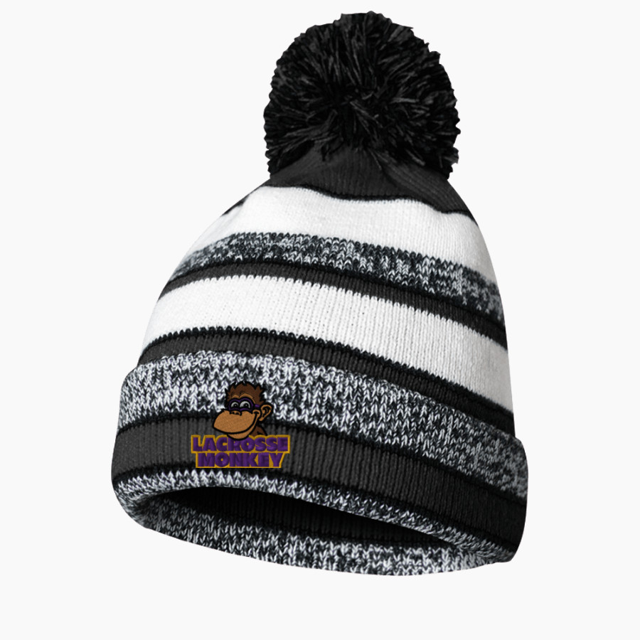 Lacrosse Monkey BSN SPORTS Pom Beanie
