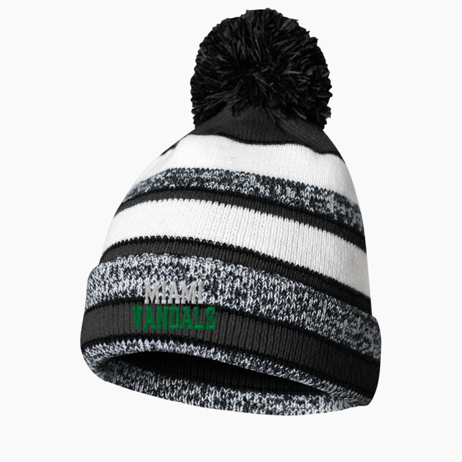 Miami Vandals The Official Online Store <span class="pdp-name-mascot">Miami Vandals</span> BSN SPORTS Pom Beanie
