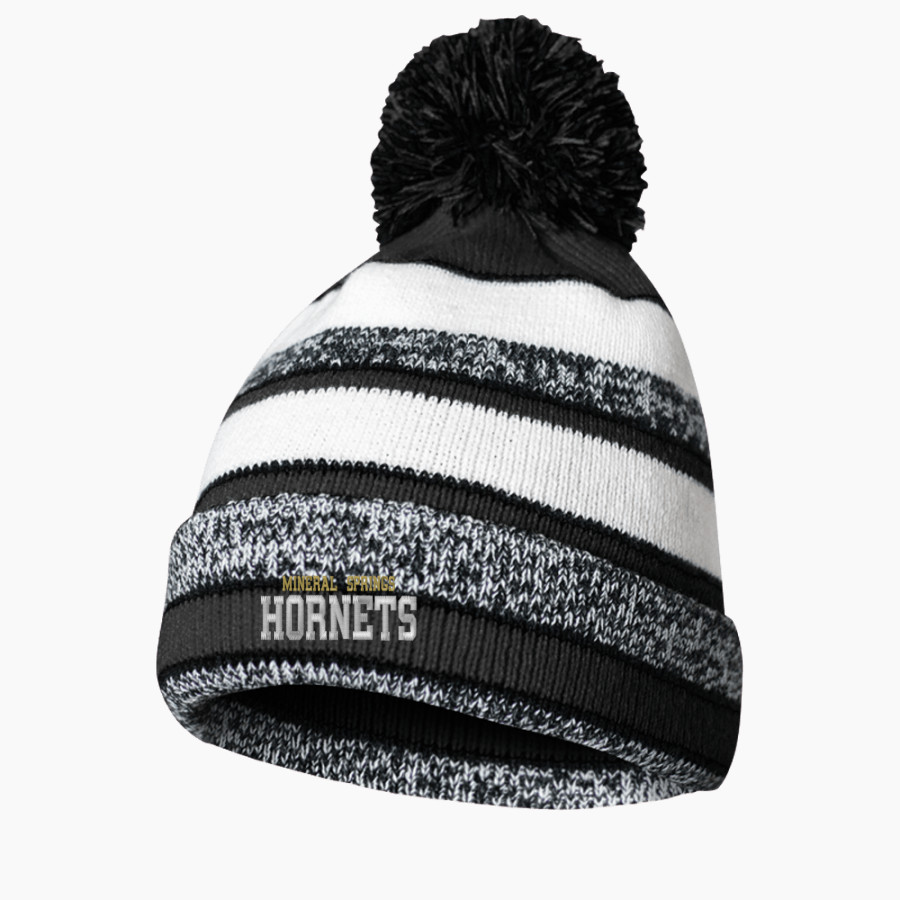 MINERAL SPRINGS HIGH SCHOOL HORNETS <span class="pdp-name-mascot">MINERAL SPRINGS HORNETS</span> BSN SPORTS Pom Beanie