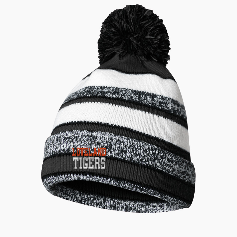 Loveland Tigers Tigers BSN SPORTS Pom Beanie