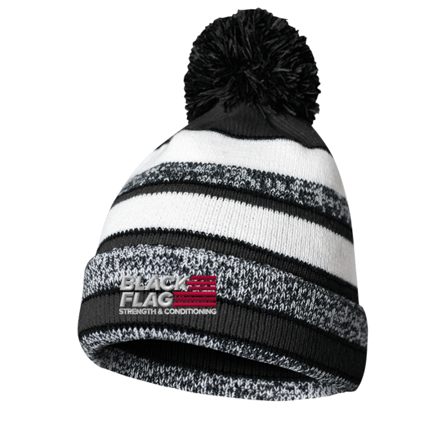 Black Flag Strength & Conditioning Black Flag Strength <span class="pdp-name-mascot">Black Flag Strength & Conditioning</span> BSN SPORTS Pom Beanie
