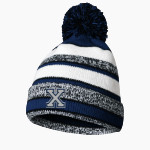 XAVIER HIGH SCHOOL HAWKS <span class="pdp-name-mascot">XAVIER HAWKS</span> BSN SPORTS Pom Beanie Front Thumbnail