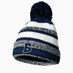 Brandeis Judges Online Store <span class="pdp-name-mascot">Brandeis Judges</span> BSN SPORTS Pom Beanie Front Thumbnail
