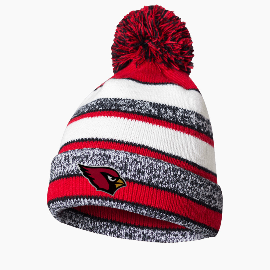 FARMINGTON HIGH SCHOOL CARDINALS <span class="pdp-name-mascot">FARMINGTON CARDINALS</span> BSN SPORTS Pom Beanie