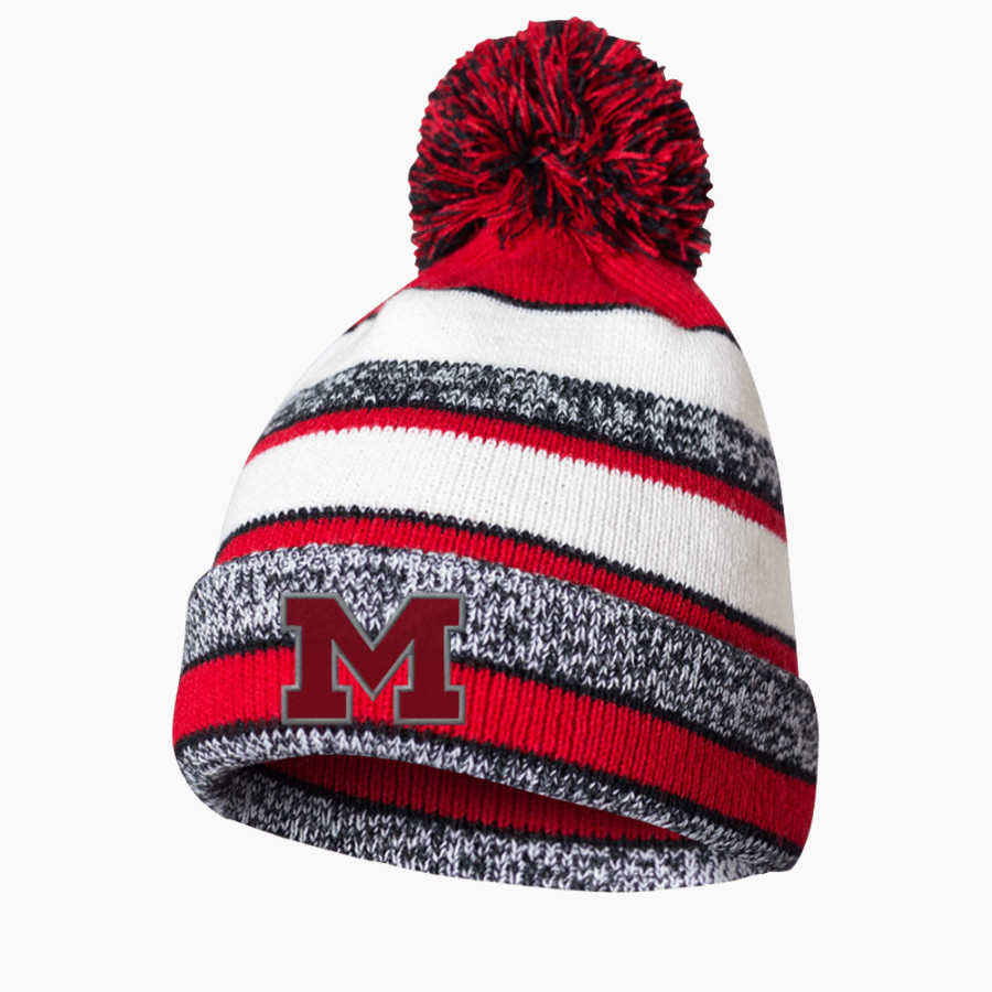 Montgomery Vikings BSN SPORTS Pom Beanie