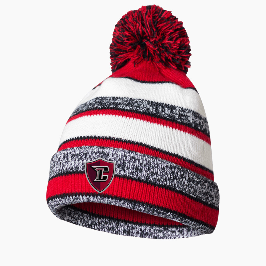 CHURCHILL HIGH SCHOOL CHARGERS BSN SPORTS Pom Beanie