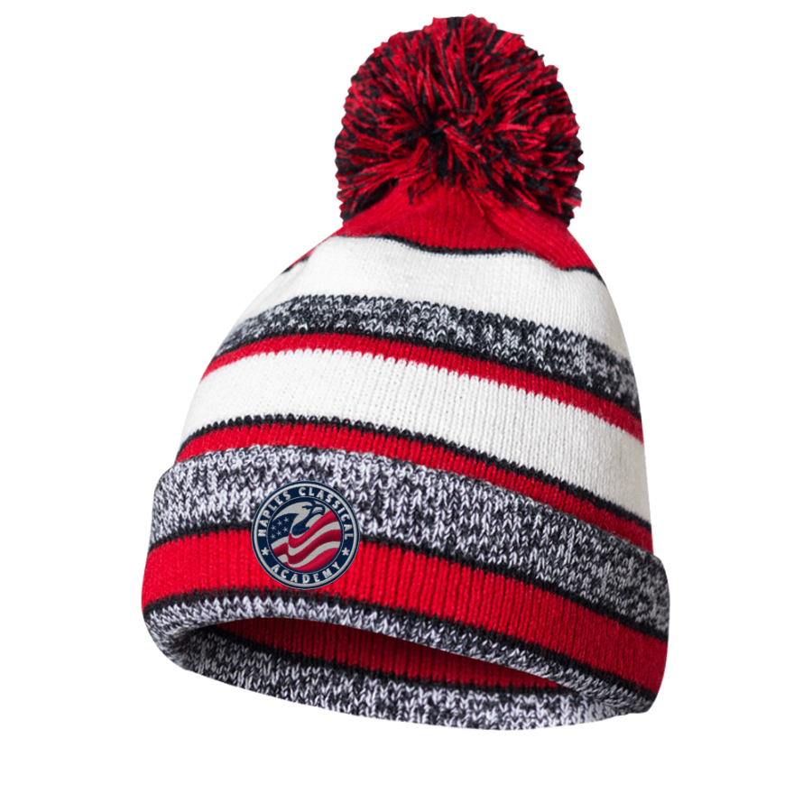 Naples Classical Academy <span class="pdp-name-mascot">Naples Classical Academy Patriots</span> BSN SPORTS Pom Beanie