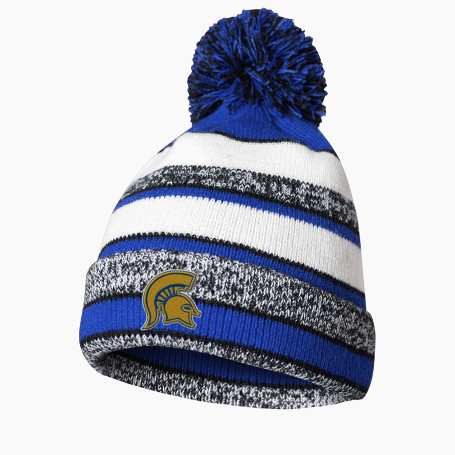 MASON CO CENTRAL HIGH SCHOOL SPARTANS BSN SPORTS Pom Beanie