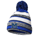 MANCOS HIGH SCHOOL BLUEJAYS <span class="pdp-name-mascot">MANCOS BLUEJAYS</span> BSN SPORTS Pom Beanie Front Thumbnail