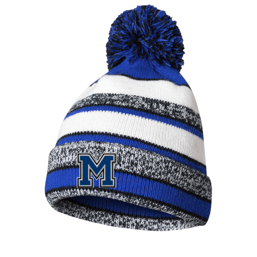 MANCOS HIGH SCHOOL BLUEJAYS <span class="pdp-name-mascot">MANCOS BLUEJAYS</span> BSN SPORTS Pom Beanie